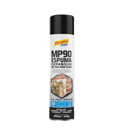 ESPUMA POLIURET MUNDIAL – 300ML/190GR