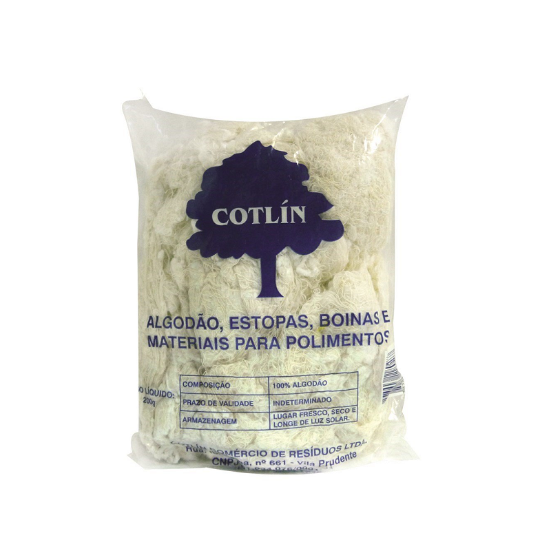 ESTOPA P/ POLIMENTO 200GR – COTLIN