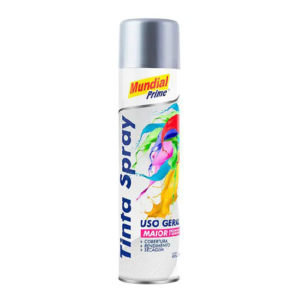 SPRAY MUNDIAL 400ML – CINZA MEDIO