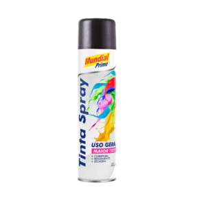 SPRAY MUNDIAL 400ML – METALICO GRAFITE