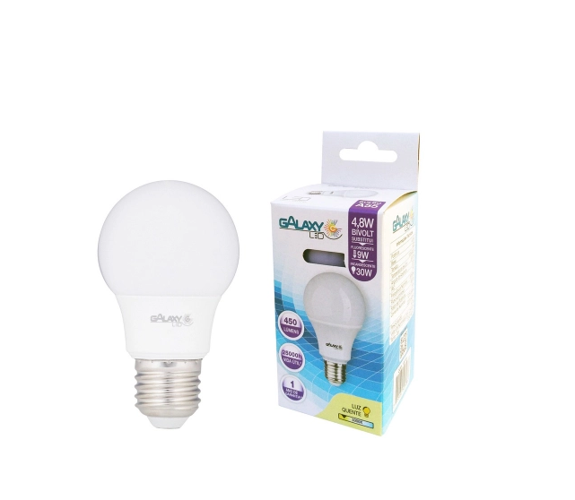 LAMPADA LED BULBO GALAXY BRANCA 4,8W *